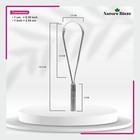Tongue Scraper Cleaner Stainless Steel Round Dental Fresh Breath Cleaning Oral