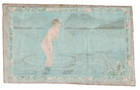 1914 September Morn Tobacco Felt Paul Chabas Art Nouveau Cigarette Premium Nude
