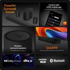 Vizio 4 1 Soundbar System With Dolby Atmos  Wireless Surround Speakers  Compact