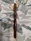 Waterman Exclusive Marble Brown Metal Roller Ball Pen France Made