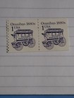    us Scott 1897 Efo Coil Pair Factory Tape Splice Perforation Freak Mnh Error