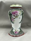 Beautiful Antique Art Nouveau Moriage Porcelain Hat Pin Holder Hatpin