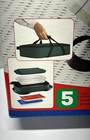 Pyrex Portables 5 Pc  Set - 9x13 Dish  Lid  Carrier   Hot Cold Packs - Open Box