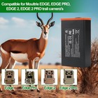 2pack 5000mah Battery For Moultrie Cellular Trail Cameras Edge 2 edge 2 Pro edge