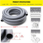 Liquid-tight Conduit And Connector Kit flexible Non Metallic Liquid Tight Electr