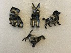 Dog Pins Lot Of 4 Pinback Collectibles