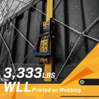 Heavy Duty Ratchet Tie Down Straps 10000 Lbs 2 x27  For Cargo Truck - J Hooks