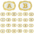 Belt Buckle Unisex Western Cowboy Initial Letter A - Z Rodeo Belt Buckle Usa