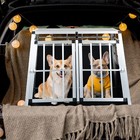 38  aluminium Dog Kennel Pet Crate Cage Car Transport Box Dog Travel Box