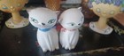 2 Of Vintage 1958 Holt Howard Cozy Kitten S p Shakers Blue And Pink Mcm 5 25   