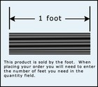 Accordion Boot Rubber Seal By The Foot