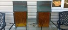 Antique 19th Century  Pair Large Copper Church Lights Early Tudor 24  Tall Big