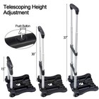 Folding Hand Truck And Dolly 110-lbs Lightweight Portable Luggage Cart For Schoo