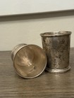 Pair 1959 Alabama Skeet Champion Preisner 140 Sterling Silver Julep Cups