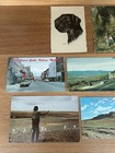 Vintage Postcards Lot 12 Unused Post Cards National Parks Train With Stamps