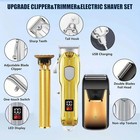 Professional Hair Clipper And Trimmer Set Men Electric Razor Shavers Beard Trimm