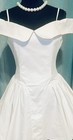 White Fashionova Short Cocktail Dress Size L Wedding Honeymoon Off The Shoulder