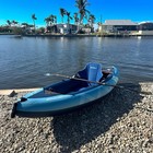 Eddie Bauer Super  Inflatable Sit In Kayak  Stand Up   Paddle Board  Elect Pump