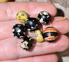Assorted Antique Venetian Fancy Lampwork Italian Made African Glass Trade Beads