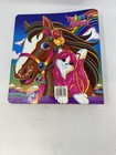 Vintage Lisa Frank 1990s Rainbow Chaser Metal Three Ring Binder Folder Horse Cat