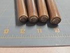 Vintage Set Of 4 Mcm Wood Bowling Pin Tapered Table Furniture Legs 14 