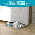 2-pack Door Stop Wedge  Heavy Duty 3  Tall Stainless Steel Door Stoppers Wedge