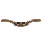 2-1 2 In  Rope Cleat In Antique Brass  10-pack 