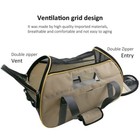 New Soft Sided Pet Carrier Airline Travel Cat dog Small Animals Tote Bag-apricot