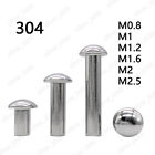 304 Stainless Steel Round Head Rivets M0 8 M1 M1 2 M1 4 M1 6 M2 M2 5