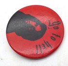 Vintage Alice Cooper Go To Hell Promo Pin
