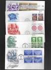 Us Fdc  First Day Covers Collection  1987 And 1989   Lot Of 42 With  Blocks