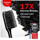 Colgate Slim Soft Charcoal Toothbrush 2 Pack Gentle Deep Cleaning 17x Slimmer   