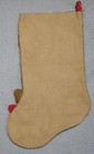 Bucilla Santa Toy Shop Teddy Bear Puppy Embroidered 17  Felt Stocking Completed 