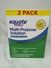 Equate Multi-purpose Contact Lenses Solution 355ml - 2 Pack Exp 02 2026  Sealed