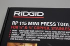 Ridgid Rp 115 Mini Cordless Press Tool Kit With 1 2  - 3 4  Propress Jaws - Red