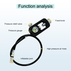 3000psi 8mm Smaco Scuba Diving Tank Refill Adapter With 4500psi Pressure Gage