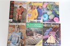 Vintage Sewing Knitting Magazine Lot 12 Patterworks Crochet Fashion Knitters