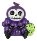 Furry Bones Fruity Purple And Green Grapes Bunch Skeleton Furrybones Figurine