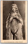 C1910 Vintage Russian Theatre   Stage   Film Actress Art Postcard  4255 