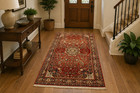 Natural Wool Old Orintal Rugs  Hand Woven knotted Size Approximately 4 1 x 6 9 
