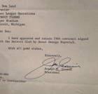 Joe Cronin Hof Autograph Signed Typed Letter 1964 Tls Psa Dna Bold Mint Auto