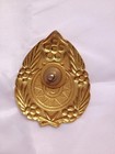 Ww2 China Kmt Kuomingtang Army Type 46 Field Cap Insignia Badge - Cn010