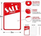 100 Pcs Sale Price Tags 2x3 Inch Retail Labels Business Store Signs