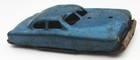 Vintage Tin Aml japan Litho Friction Toy Car 6  Utterly Trashed 1950s Blue Flea 