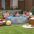 Bestway Tanx 8 x24  Round Stock Tank Pool Kit Above Ground Backyard Pump Set