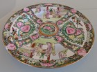 Late 19th Century Chinese Rose Medallion Porcelain Plate Hand Painted 10 25 Dia 