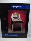 Sigma Slot Machine Flyer Slant Top Video Poker Casino Vintage Gaming Art Sheet