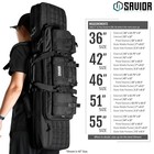 42  Tactical Rifle Long Gun Case Backpack Double Gun Molle Ammo Pouch