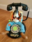 Disney Telemania Goofy Anuamted Talking Landline Untested 1990 s