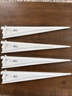 4 Pack Closetmaid Shelftrack 16 In Shelf Bracket Support White Steel 01-82028-00